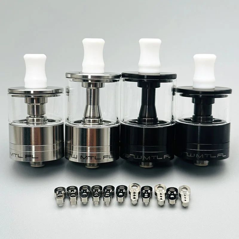 

Распылитель бака vape Dvarw MTL FL 24 rta 24 мм 3,5 мл/6 мл Резервуар воздушного потока с одной катушкой Восстанавливаемый испаритель Vape с вставкой из 11 шт. AFC