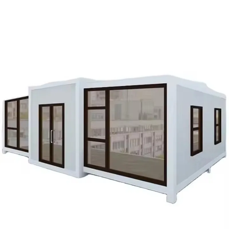 Customized Portable Container House 40ft Extendable Prefab Homes Easy Assemble Folding Room Homes Ready to Live