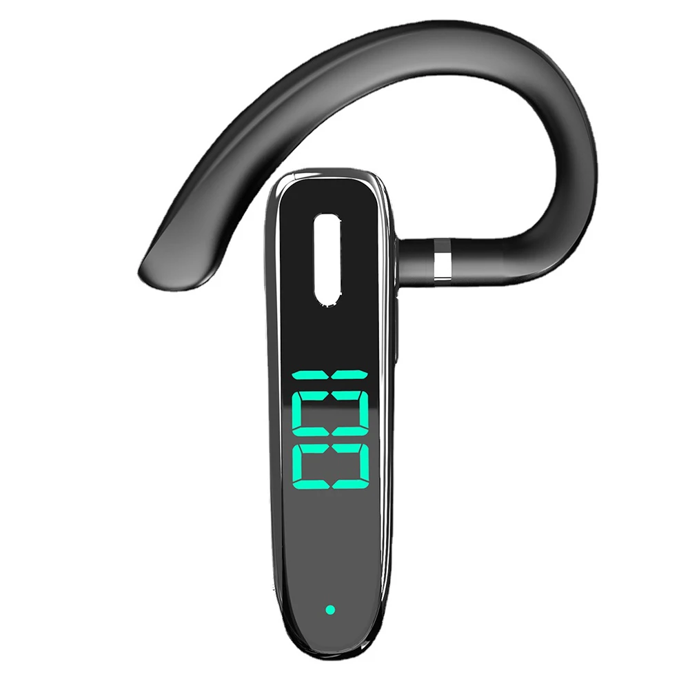 Wireless Bluetooth-compatible Headset K50 Hanging Ear Enc Call Noise Reduction Digital Display Business Earphone