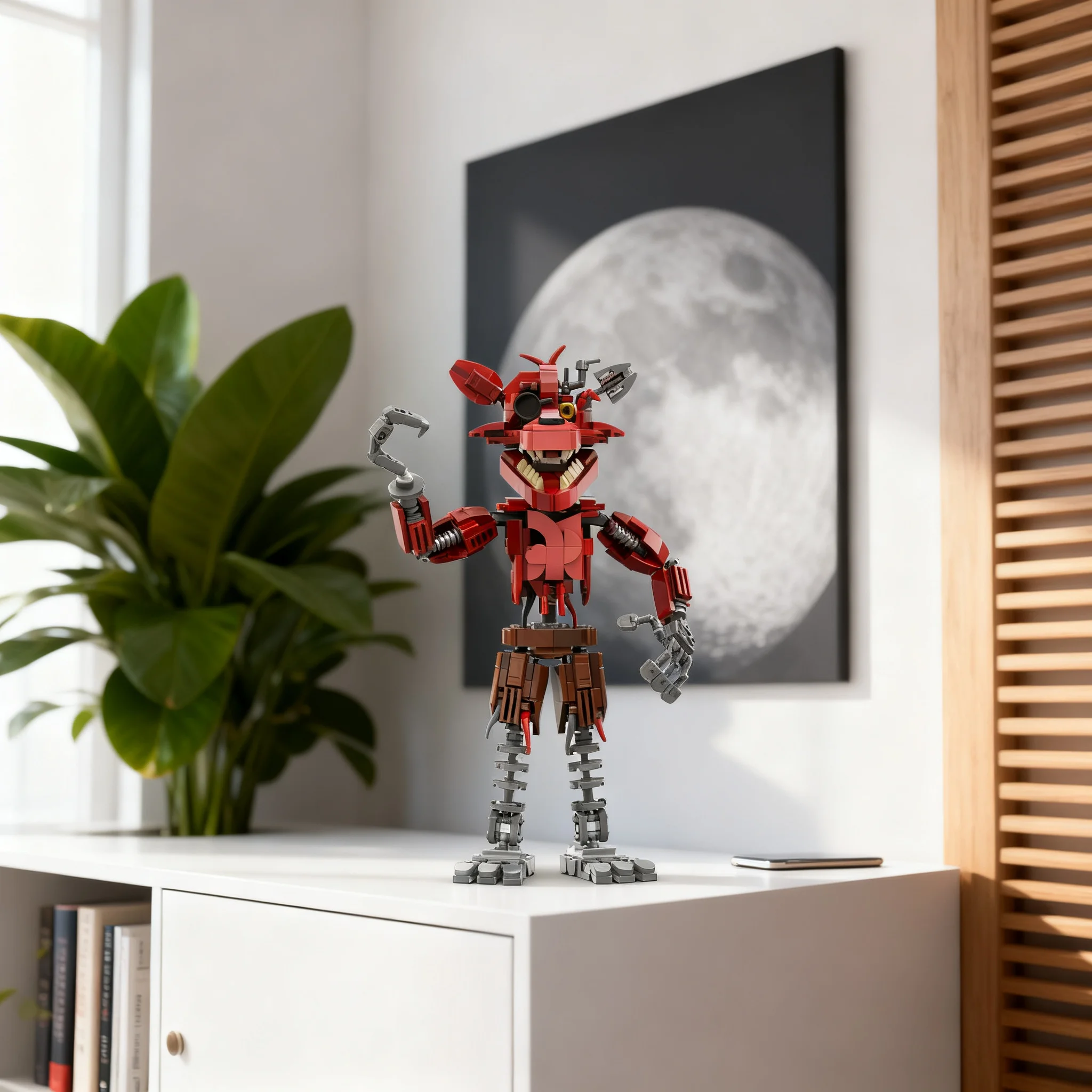 460pcs MOC Withered Foxy Five Nights At Freddy Model Toy Building Blocks Architecture Christmas Gift DIY Creative Kids Birthday