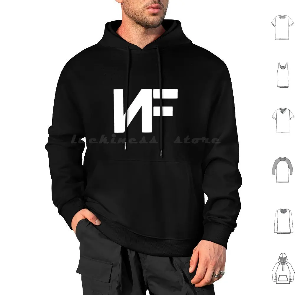 Nf Real Music Merch Hoodie Baumwolle Langarm Nf Nf Real Music Rap Rapper Therapie Sitzung Musik Die Suche Wahrnehmung