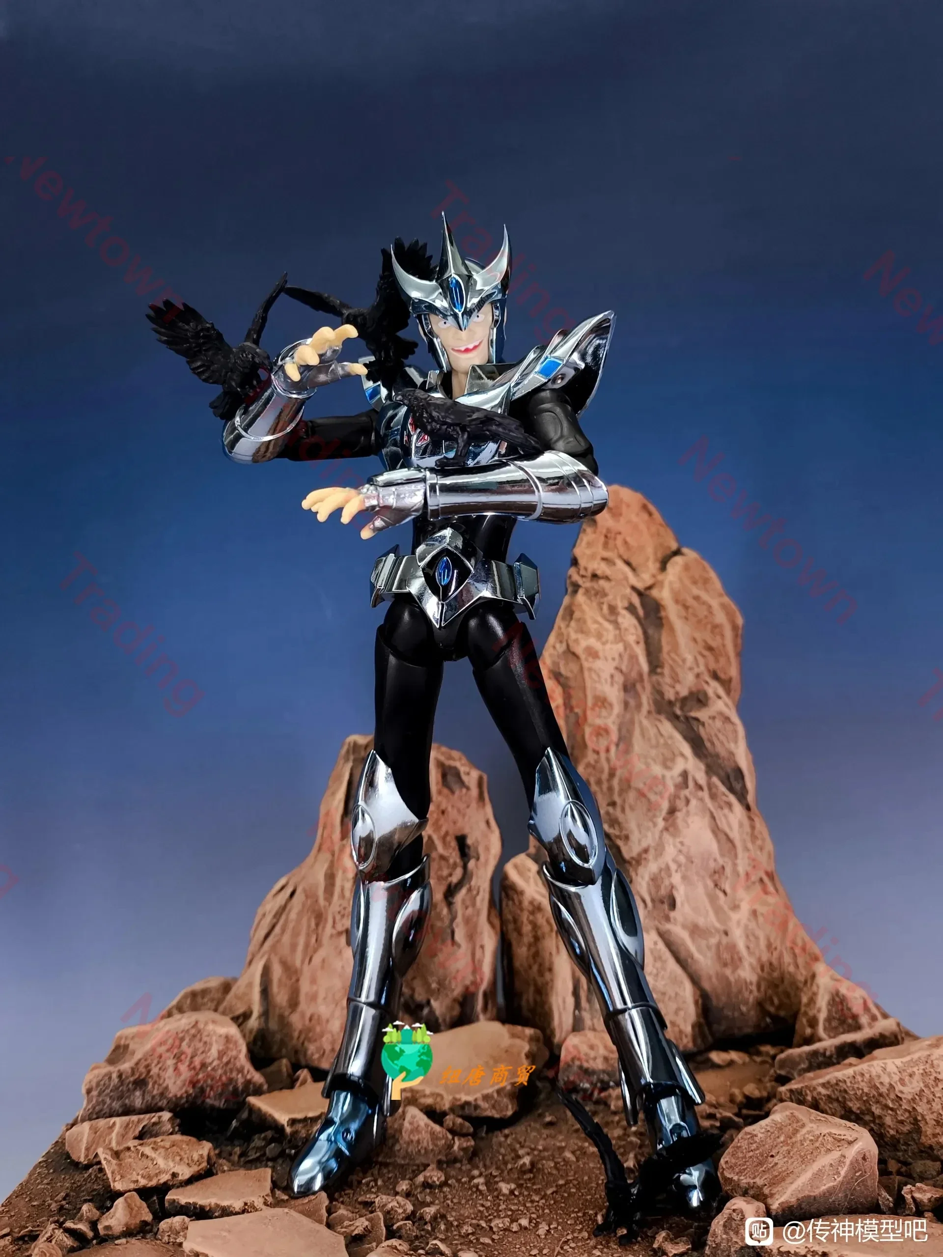 متوفر في المخزون CS Saint Cloth Myth EX Corvus Silver Saint Alloy مجموعة شخصيات الحركة هدية