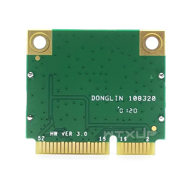 1 مجموعة 802.11AC شبكة صغيرة Pcie واي فاي بطاقة وهوائي لأجهزة الكمبيوتر المحمول ويندوز 10 11 RTL8822CE RTL8821CE BT5.0