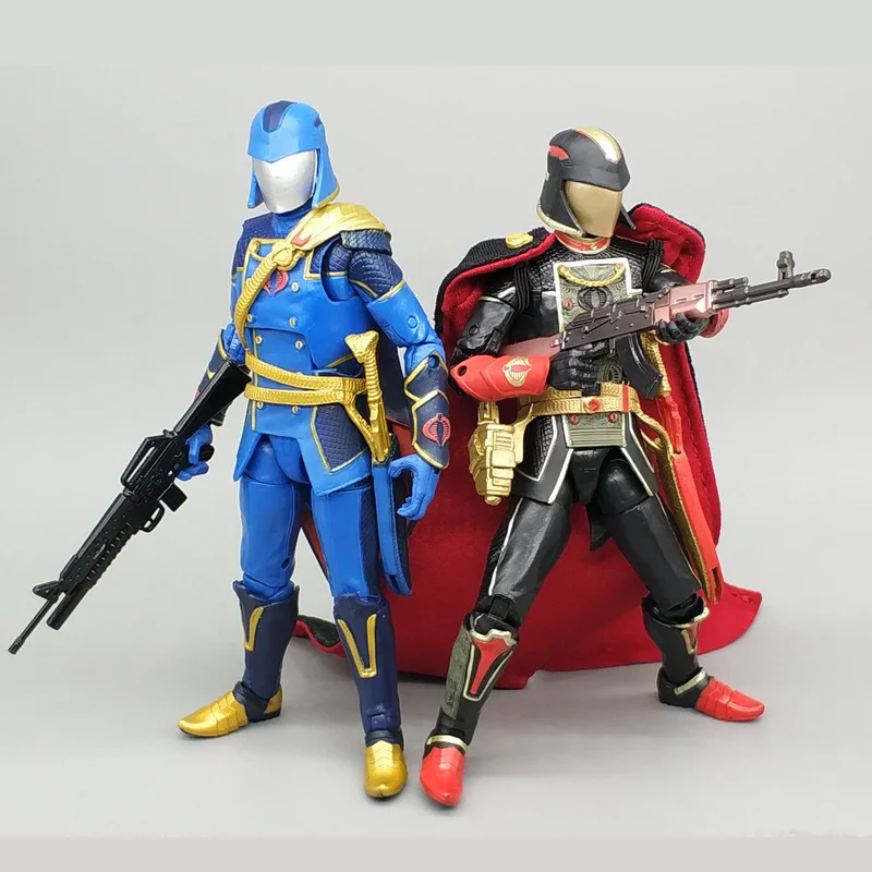 6 inches GIJoe Snake Cobra Commander Action Figure G.I. Joe Classified Series Snake Eyes Deluxe Figurine Collection Model Toys