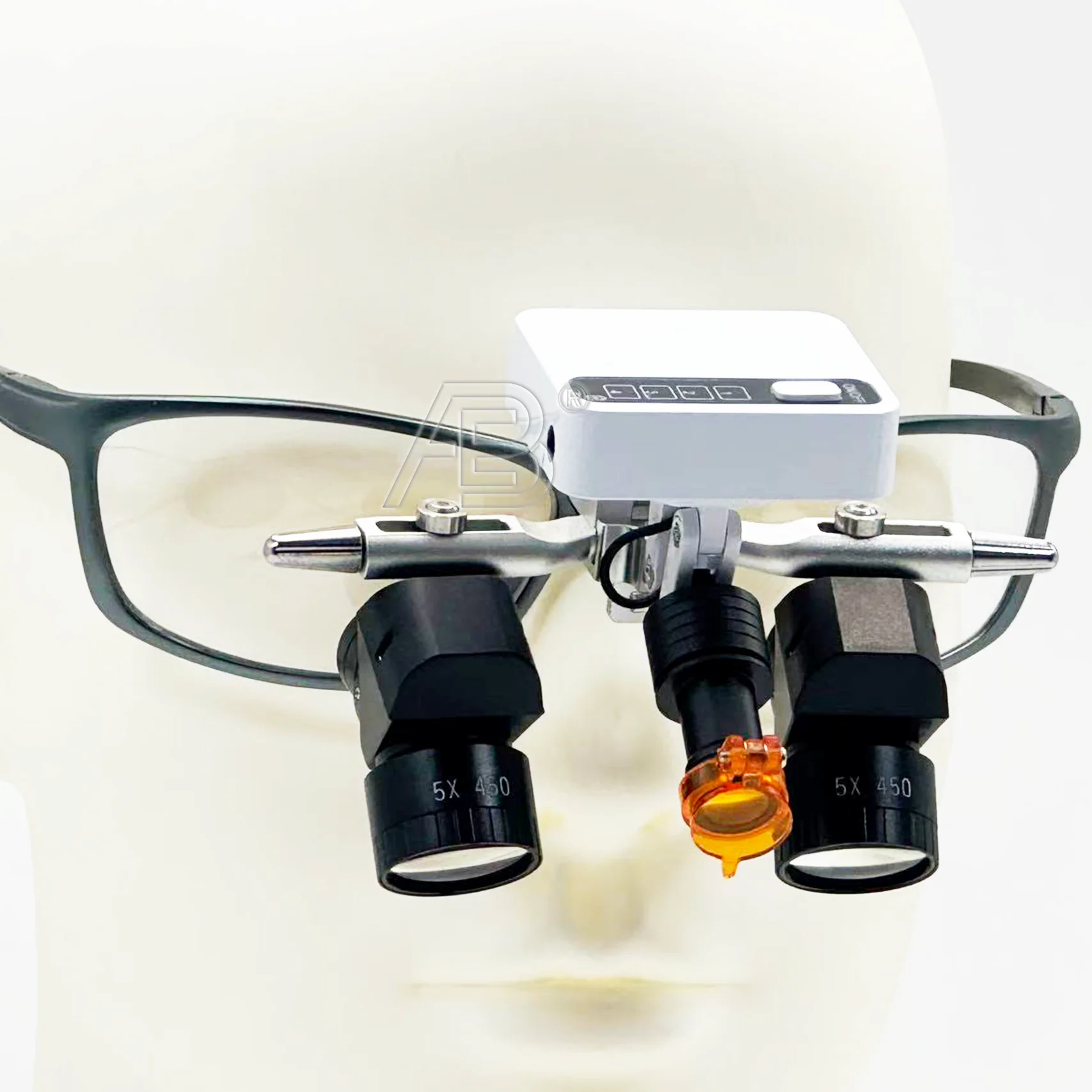 Dentl Surgicl Ergo Loupes 5X Magnification Optical Lens Adjustable Working Distance Magnifying Glass