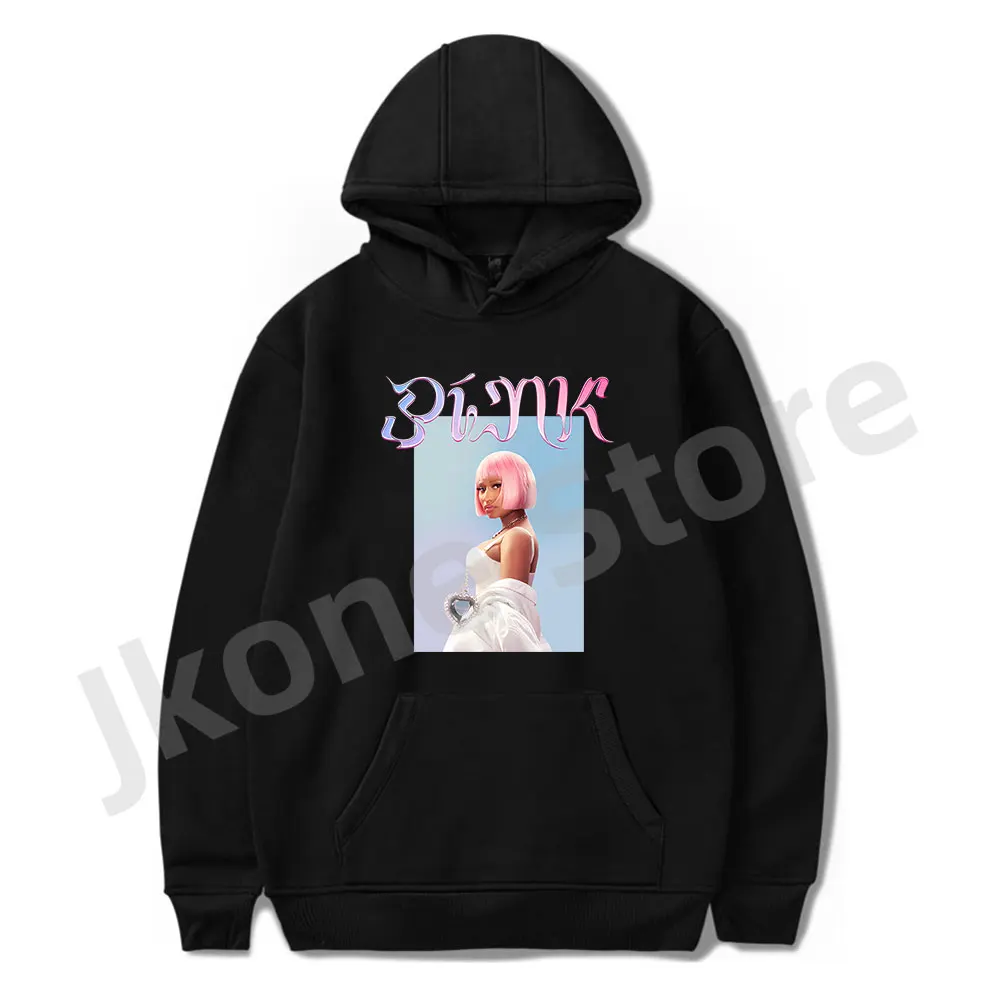 

Nicki Minaj Cover Hoodies Pink Friday 2 Merch Winter Women Men Fashion Casual Long Sleeve T-shirts