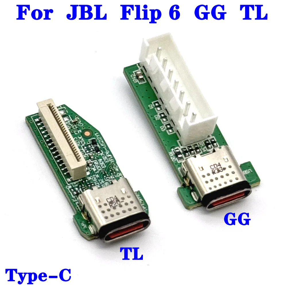 Original PCB Part For JBL Flip 6 GG TL Version Speaker Type-C USB Charge Jack Power Supply Board Connector Charge Port Board