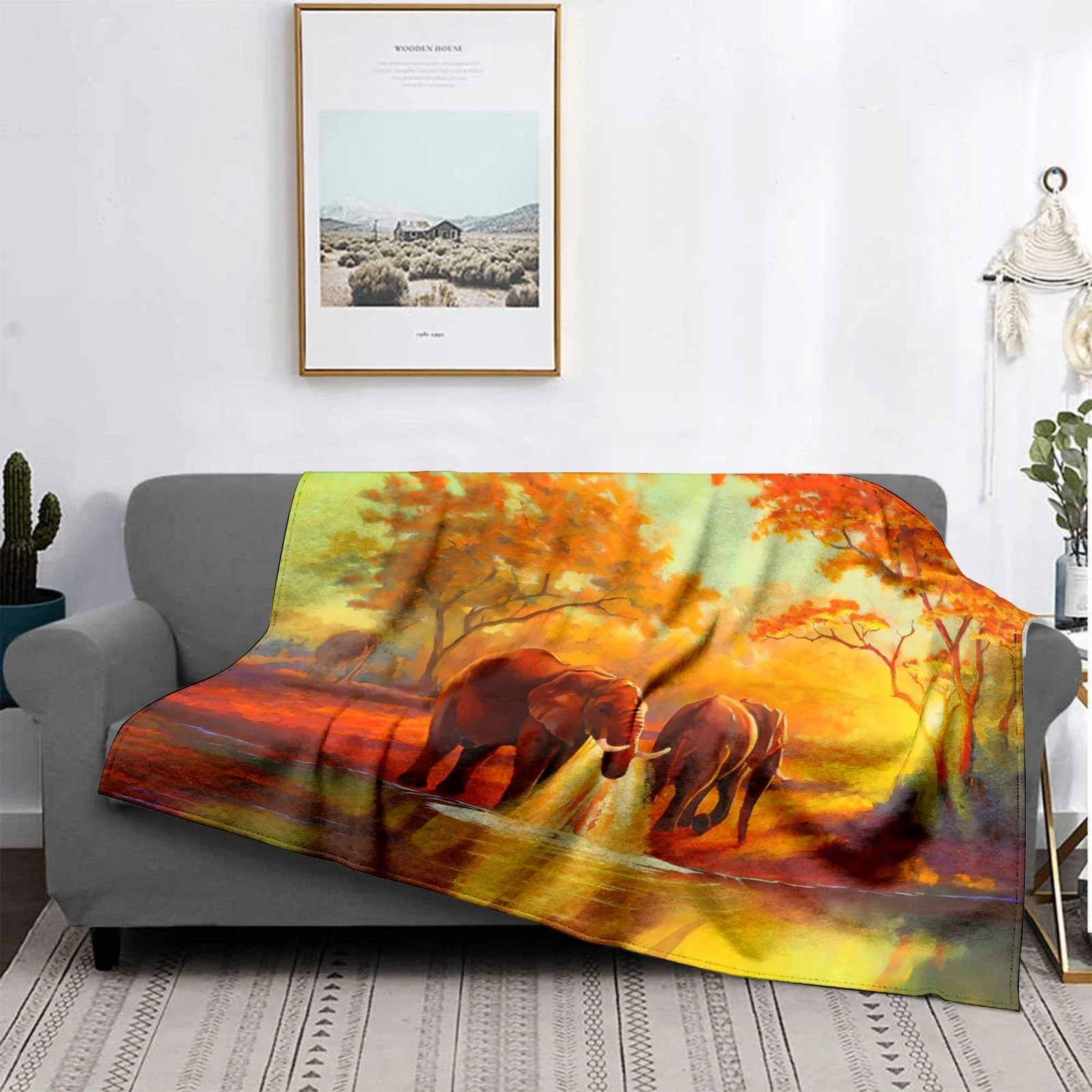 

Home Decoration Plush Sofa Blanket Colorful Animal Bedspread on The Bed Anime Fluffy Soft Blankets Thick Carpet for Winte