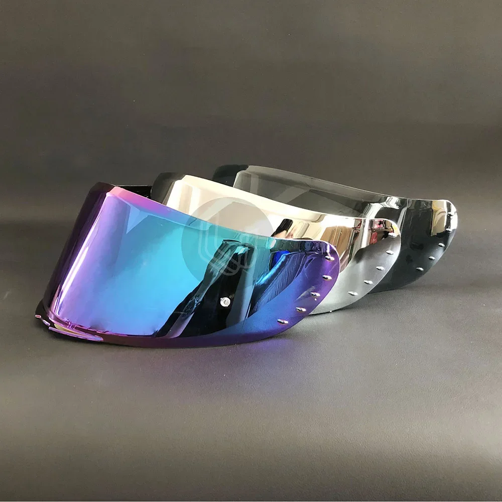 V14 Helmet Lens For MT V-14 Rapide Targo Blade 2 Motorcycle Helmet Visor goggles Clear plating silver red Replacement Visor - Image 5