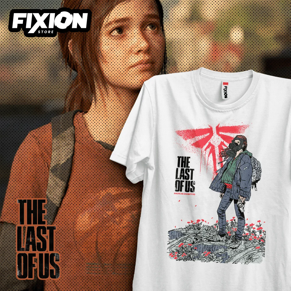 

T-shirt For Anime The Last of Us #2 – American Daughters (blanca) Manga Tee