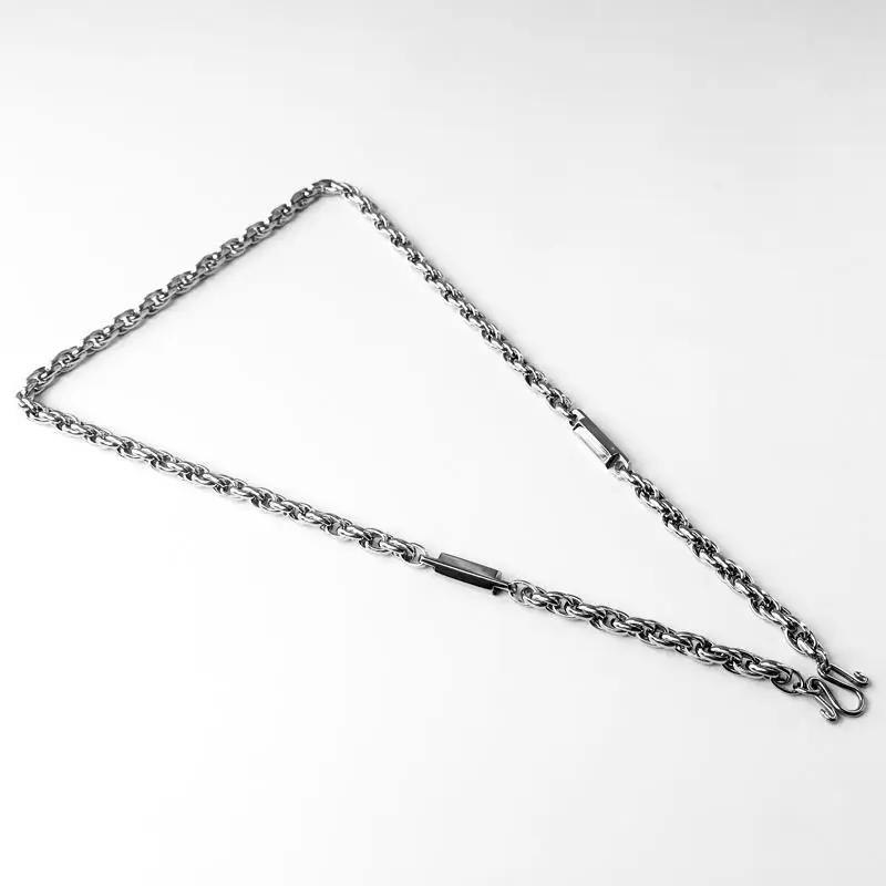 62cm Thai Buddhist Brand Stainless Steel Necklace Outdoor EDC Multifunctional Self-defense Chain