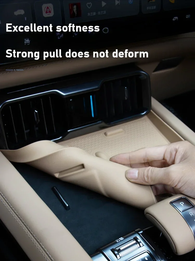 

For BYD Formula Leopard 8 Car Styling Wireless Charging Silicone Pad Storage Box Interior Decoration Auto Modified Accessories