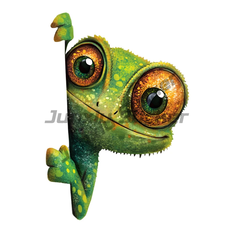 

Lively Frog Car Stickers, Waterproof Vinyl Decals, for Car Windows, Bumper, Body Decorative Accessories
