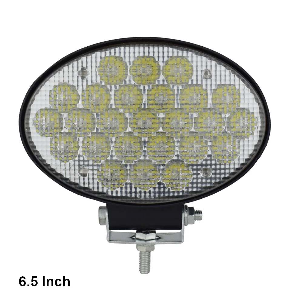 JALN7 Oval LED Light Tractor 6.5 Inch for Kubota John Deere Flood Lamp Offroad Driving Turck Headlight Massey Ferguson Case IH