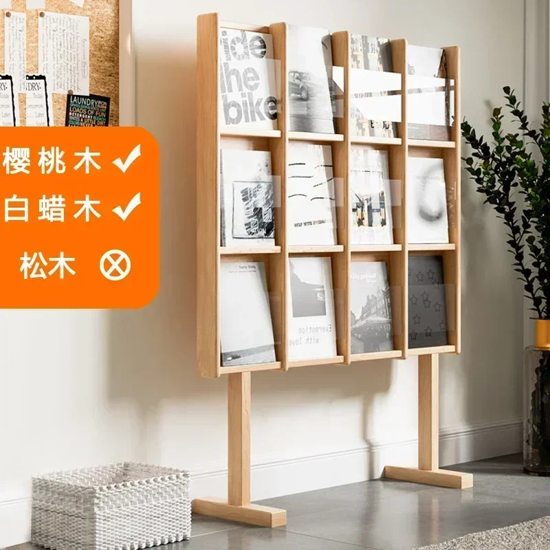 

Medieval Reading Display Stand Storage Bookshelf the Newspaper Stand Display Rack