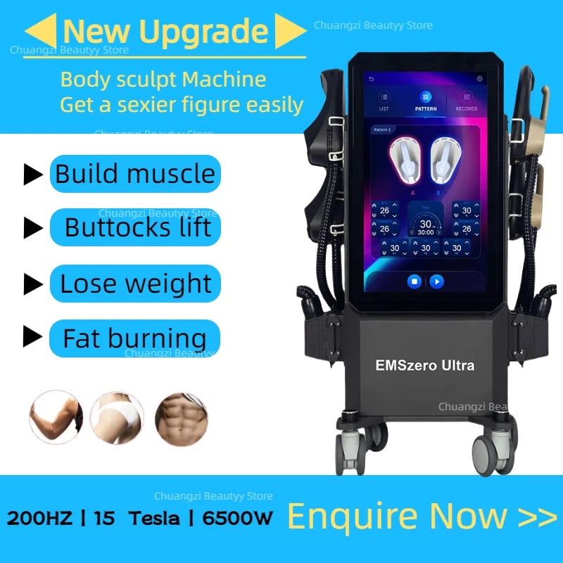 

EMSZERO Neo 6500W EMS DLS-EMSLIM Nova HI-EMT Body Sculpt Muscle Machine Weight Electromagnetic slimming EMSzero