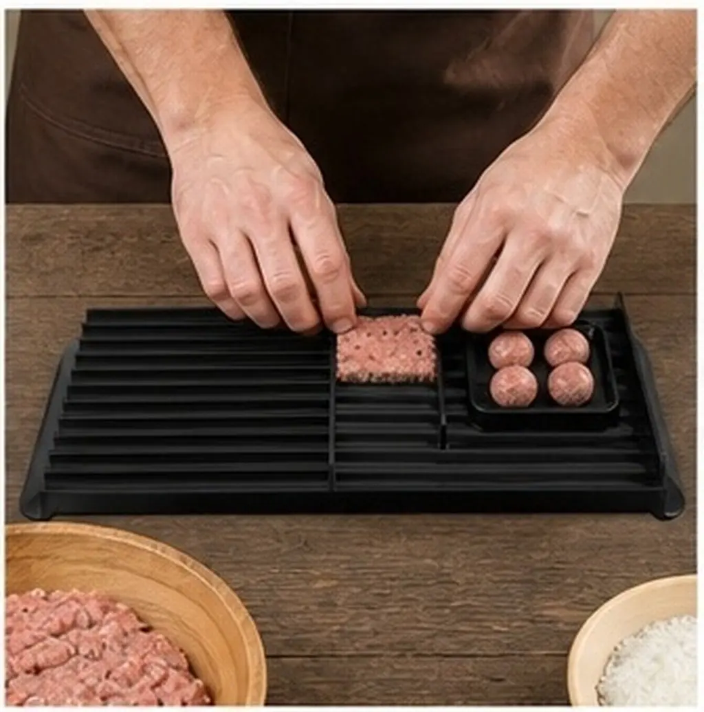 Portable Soft Lure Making Tool 12MM Bait Rolling Plate Shaper Fishing Mold Tangyuan Dumpling Meatball Craft