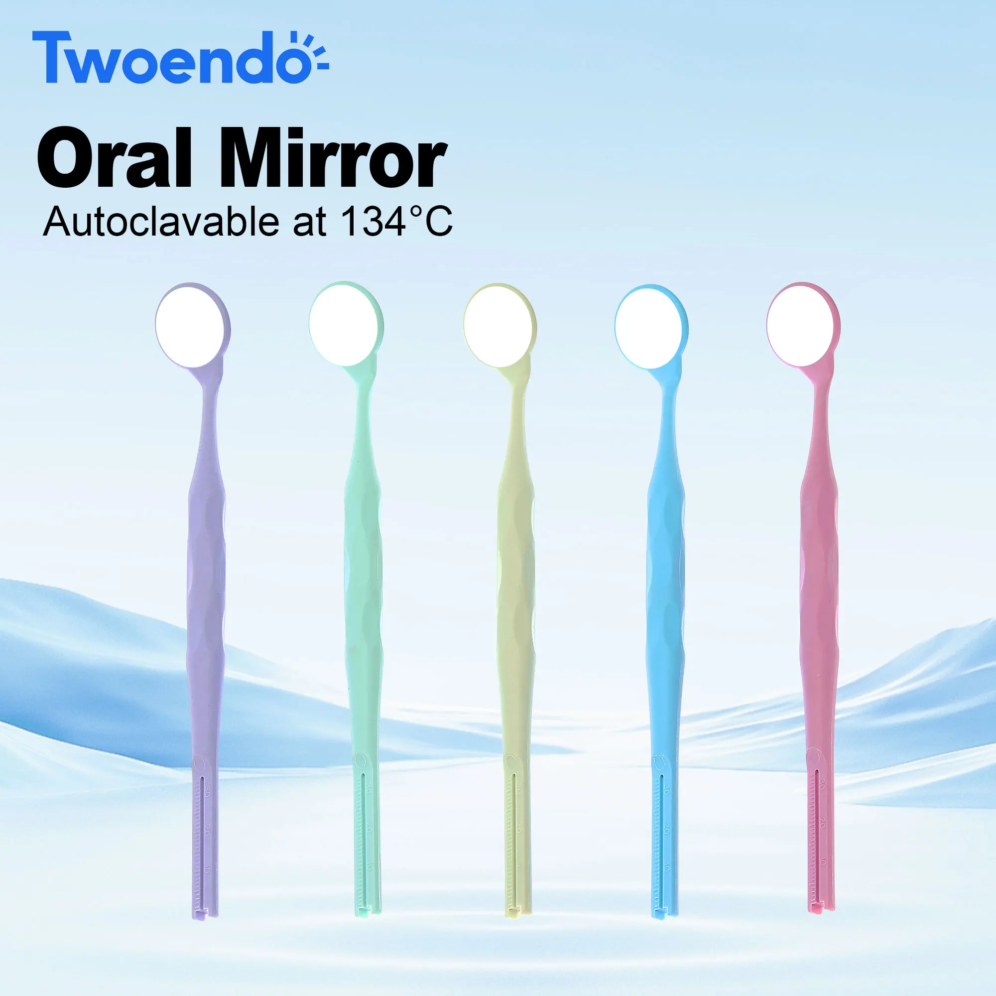 10pcs/Box Dental Rhodium Mouth Mirrors Front Surface Intraoral Photography Mirror Exam Reflector Glass Double/Single Side
