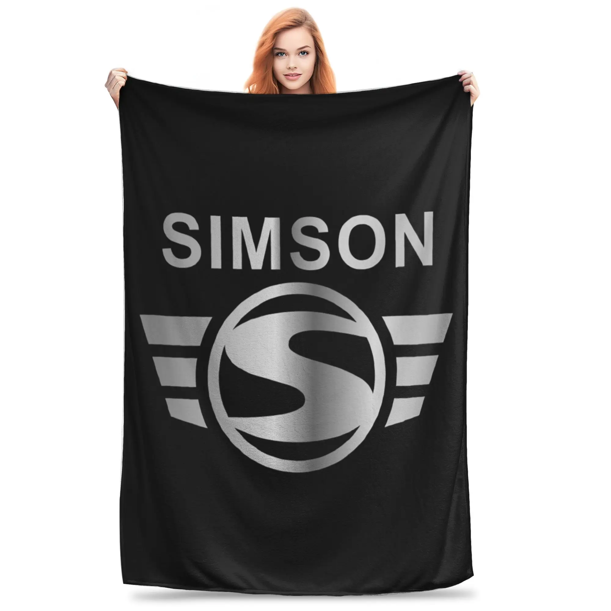 

Винтажное одеяло Simson, мягкое теплое фланелевое одеяло, постельное белье для кровати, гостиной, пикника, путешествия, домашний диван