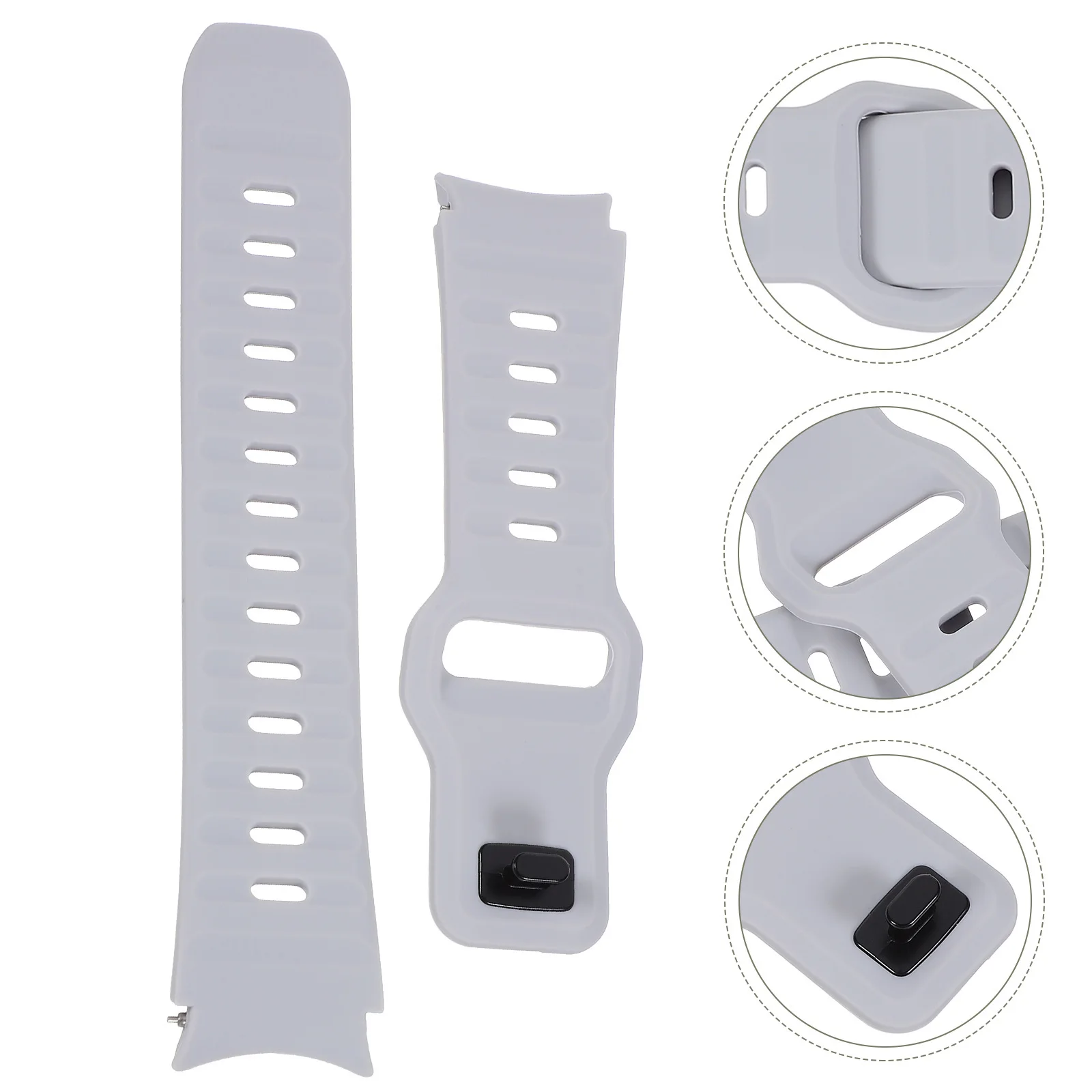 

1 set Silicone Watch Band Replacement Adjustable Strap For Watch 4 5 6 Classic All Sizes Easy Install