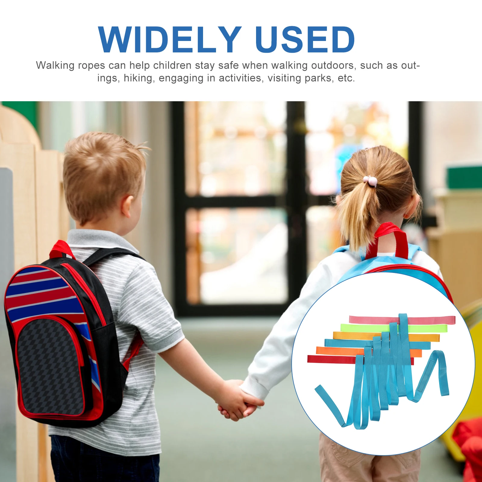 

Safe Walking Kids Harness Toddler Toddler Traction Rope Leash Anti-lost Belt Polyester Durable Practical Infant Safety Rope