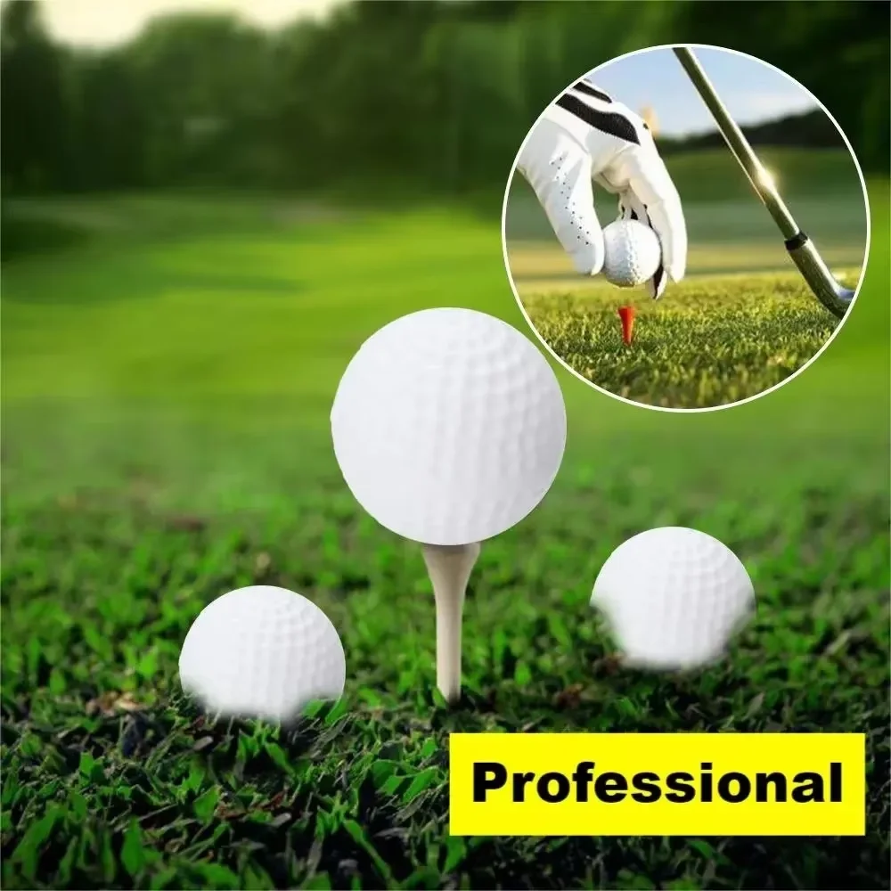 Three Layer High Elasticity Premium Rubber Golf Balls Sarin Material High Backspin Golf Balls Professional Balls Game Balls