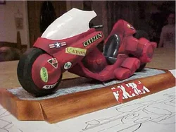 Aquila Motorcycle 3D Paper Model DIY