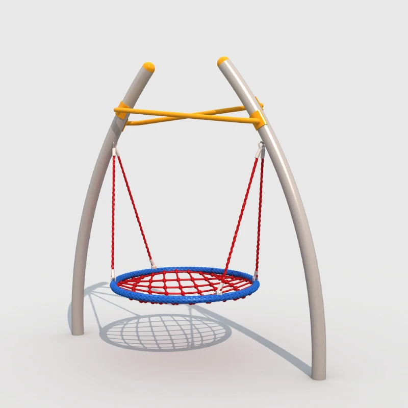 

Metal Garden Swing Chair Durable And Strong For Indoor Outdoor Playhouse Sandy Beach Amusement Swing