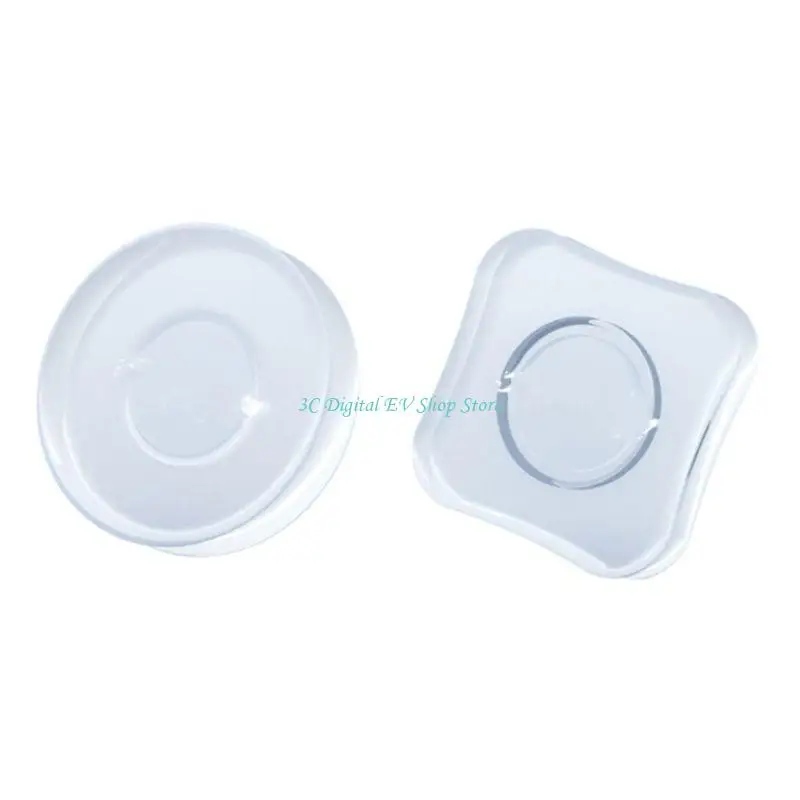 

E74D Silicone Sticker Bracket Round Anti-skid Pad Sticky Pad Gel for Mobile Phone for Key Holder Sticker Pad Interior Accesso