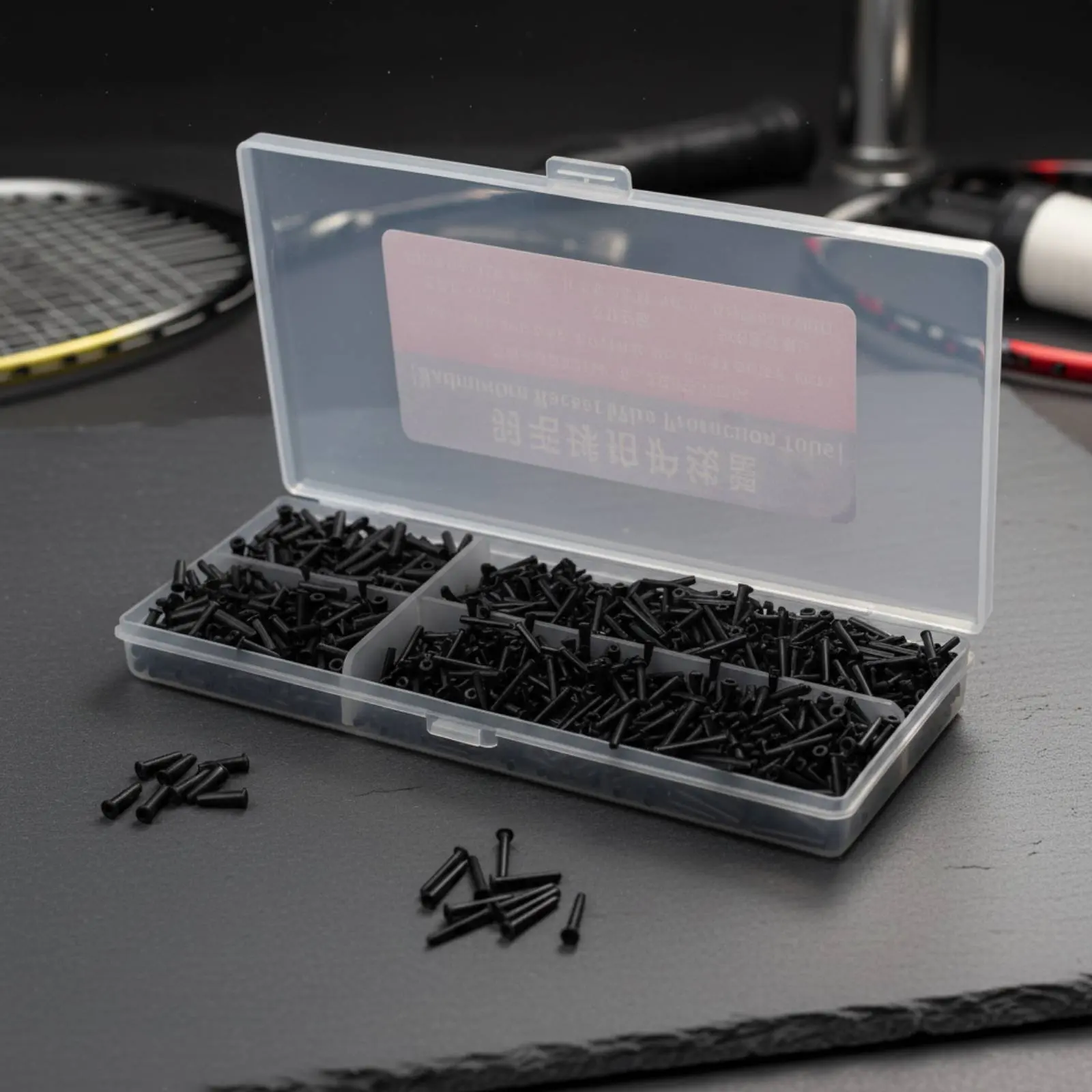 

Набор из 1000 высококачественных нейлоновых втулок для бадминтонных ракеток (одинарные и двойные)