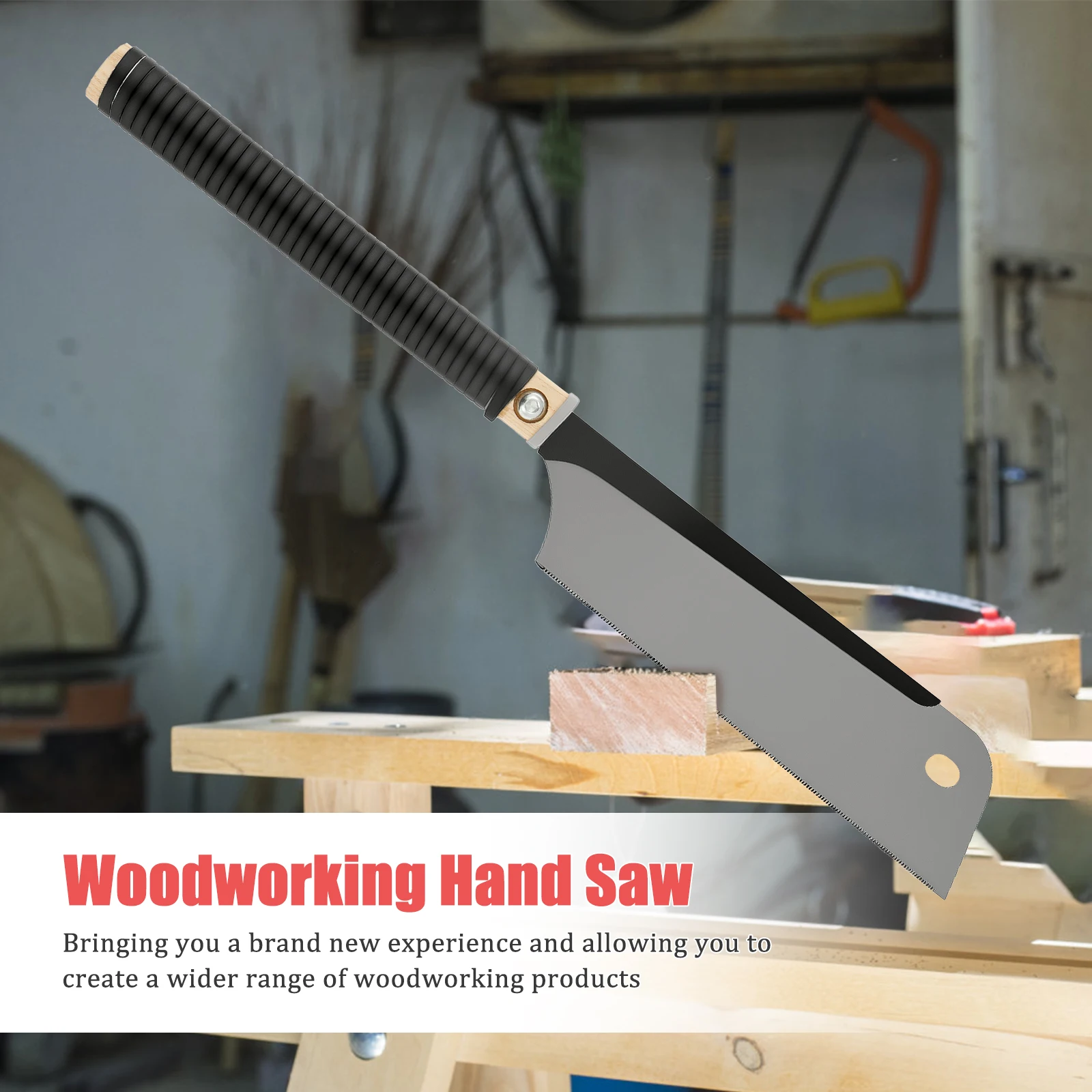 Japanese Hand Saw SK5 Flexible Blade Flush Cut Wood Handle Dovetail Pull Saw for Wet Dry Wood DIY Woodworking Tools 10inch view 5