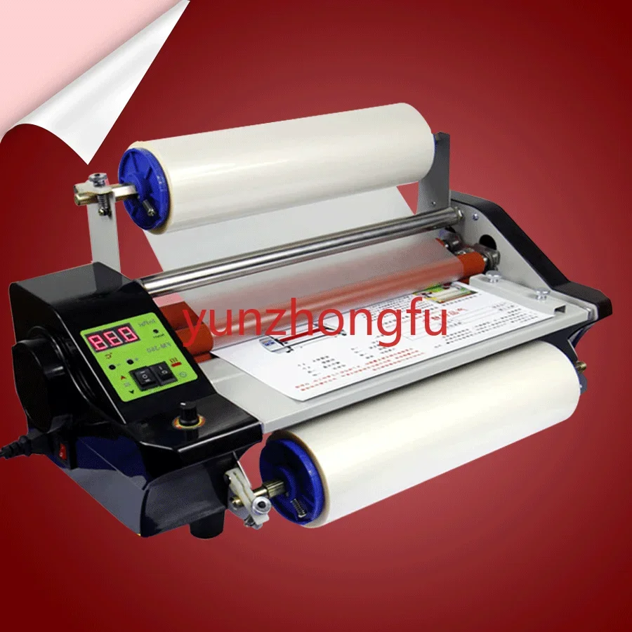 Automatic roll laminator for AB film sticker uv dtf  crystal label lamination phone book laminating machine