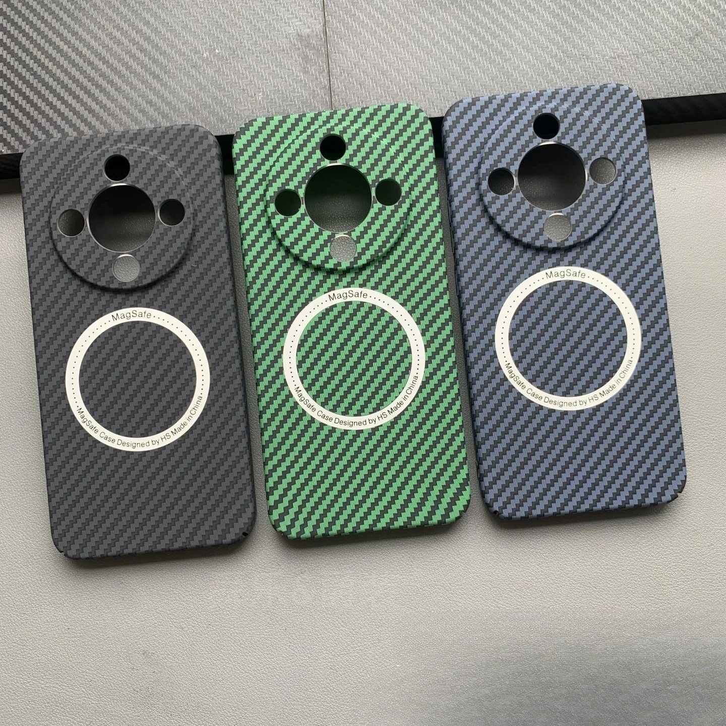 Para Honor X9D/X70 Funda de lujo con textura de fibra Kevlar Funda magnética para PC amigable con la piel para Honor x7d Funda de parachoques a prueba de golpes