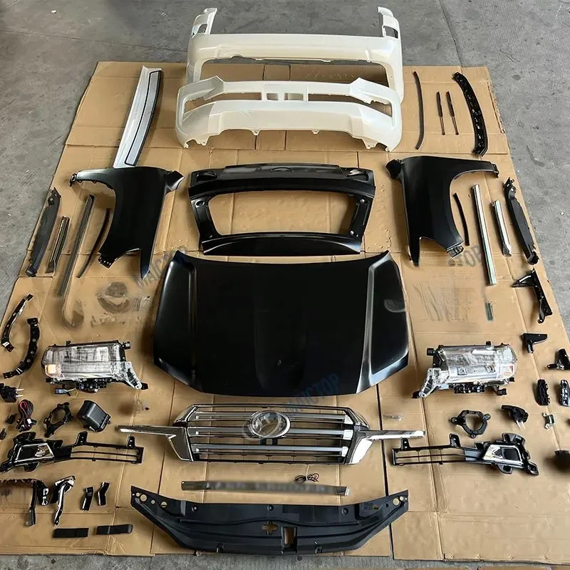 

High Quality Body Kit Bumper Facelift for LC200 2008-2015 Upgrade to 2016-2018 Style