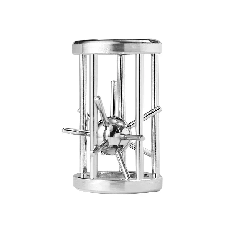 Lock Unlock Cage Star Metal Brain Teasers Kids Adults IQ Challenge Games To Test Your Patience Toys Hobbies Rompecabezas