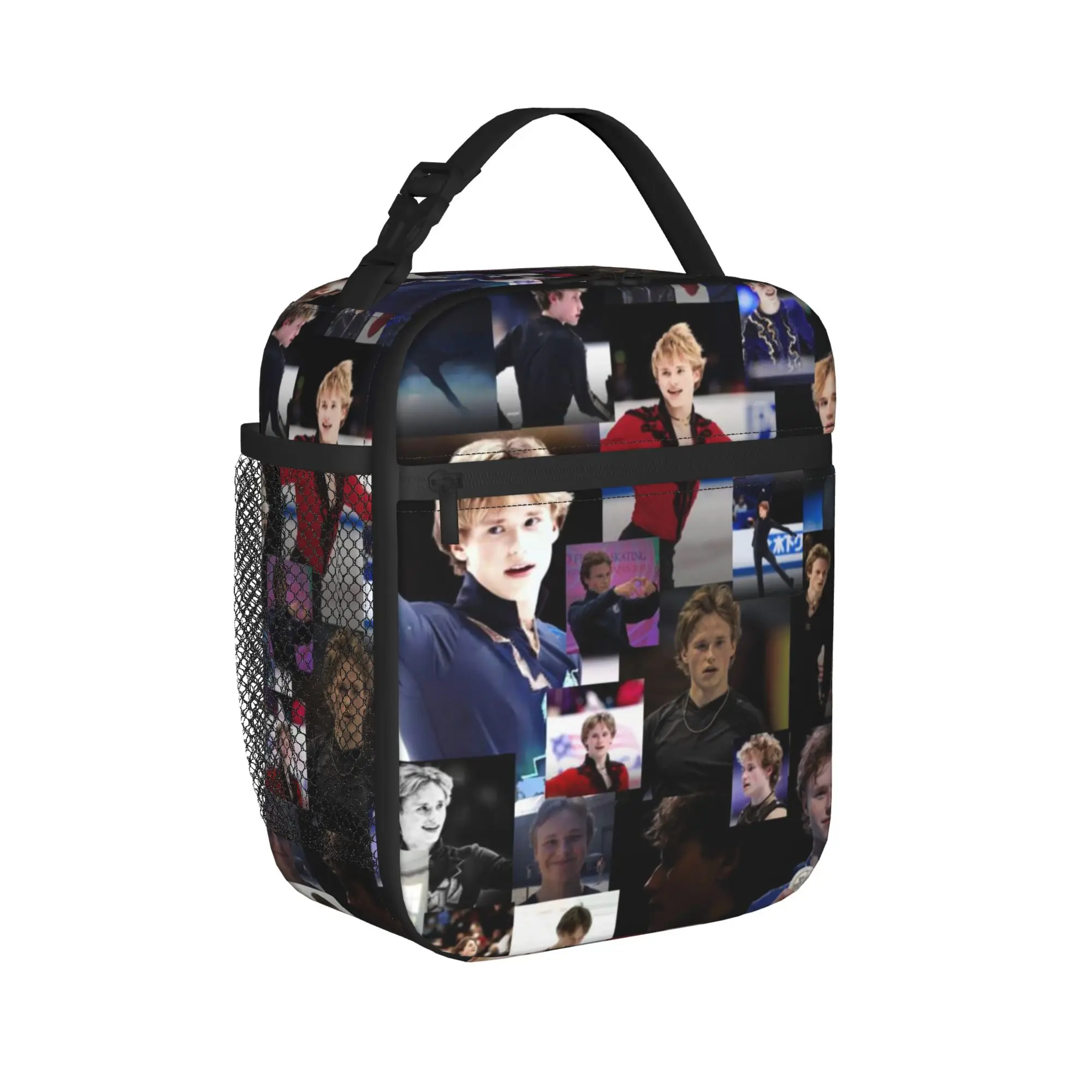 Ilia Malinin Ice Figure Skating Quad Jump Insulated Lunch Tote Bag For Office  Food Container Reusable Cooler Thermal Lunch Box