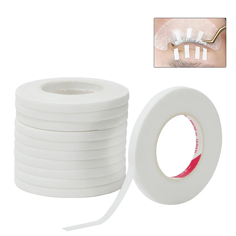 10 Rolls 4mm Micropore Lash Tape Makeup Products Eyelash Extension Supplies Lashes Accessories Micropore Tape For Eyelashes