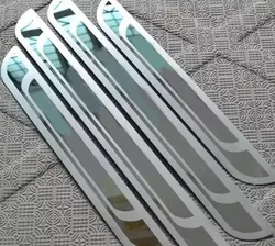 For Peugeot 206 207 301 307 308 407 408 508 2008 3008 Door Sill Scuff Plate Guards Stainless Door Sills Pedal Car Accessories