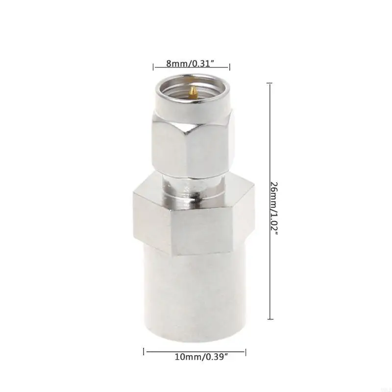 

A9LF Both Male FME To SMA Plug RF Connector Straight FME/SMA Coaxial Cable Adapter