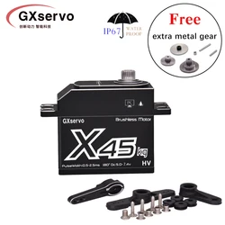 GXservo Brushless 45KG 50KG 70KG Servo 180/270 Degree Large Torque HV Full Metal Gear 1/8 1/10 RC Car X-MAXX Steering Engine