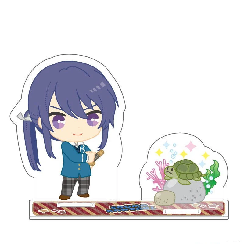 Loen Anime Peripheral Store Ensemble Stars! Ritsu Sakuma Diorama Double insertion Acrylic HD Figure Stand Fans Gifts About10+6cm