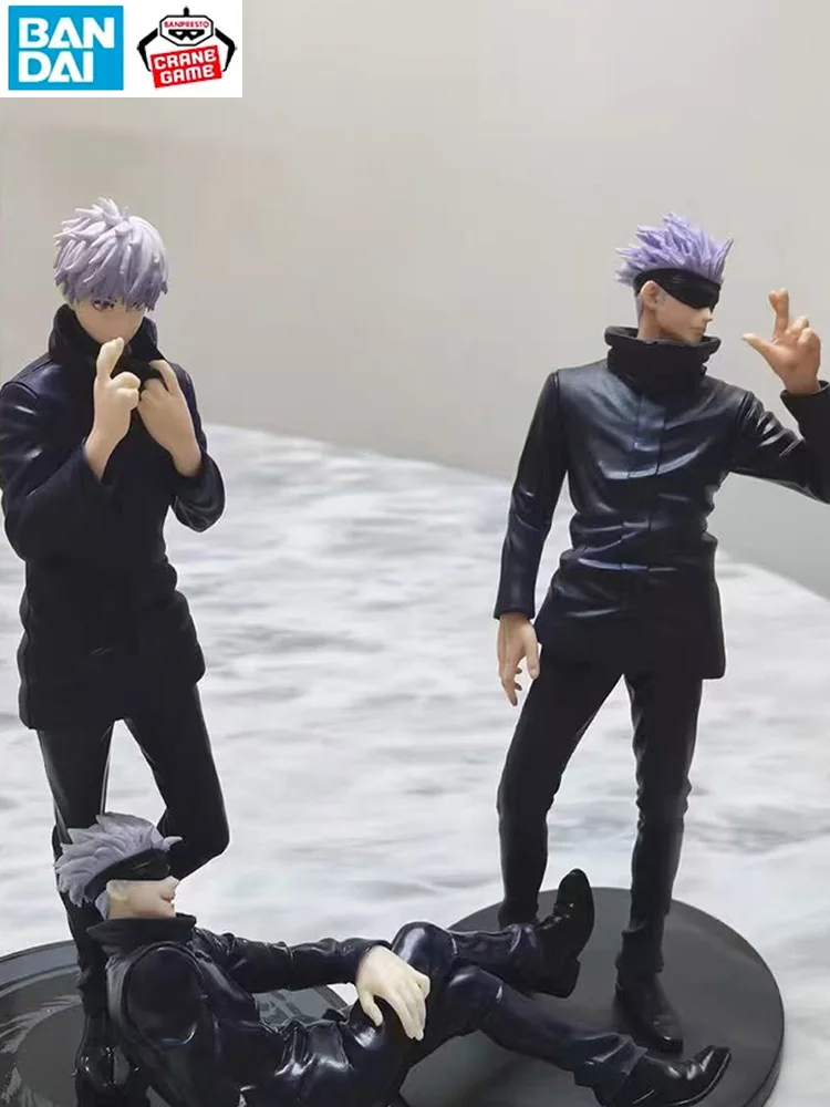 19cm Jujutsu Kaisen Anime-Figur Gojo Satoru Anime-Statue PVC-Actionfigur Sammlermodell Spielzeug Kinderdekoration Puppe