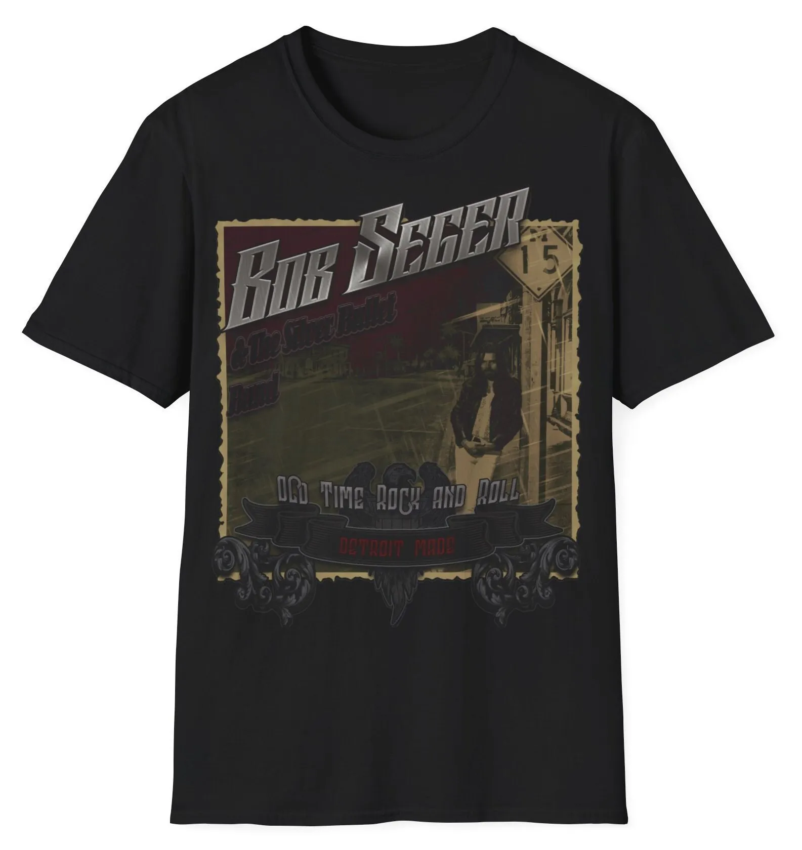 Vintage Style Bob Seger Softstyle T Shirt