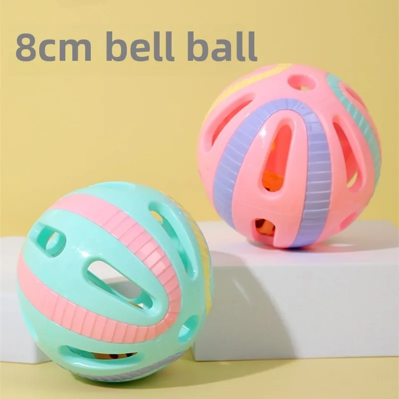 

Large Size8CMCat Toy Self-Hi Relieving Stuffy Sound Bell Funny Cat Vocal Ball Capsule Toy Ball