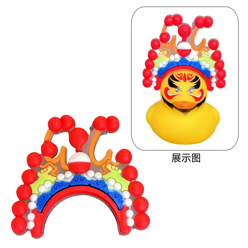 15pcs Car Duck Rubber Dashboard Decorations Ornament Rubber Duck Accessories Mini Dolls Accessories