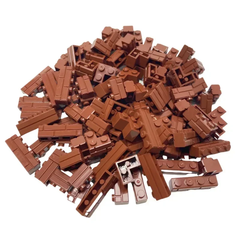 120PCS Blokken Muur Baksteen Kleine Deeltjes Bouwsteen Simulatie Stad Modelbouw Accessoires Kinderen Gift