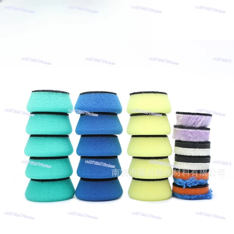 36-Piece Set 1/2 Inch Detail Polishing Wheel Sponge Tray DA Wool Tray Wax Tray Car Small Area