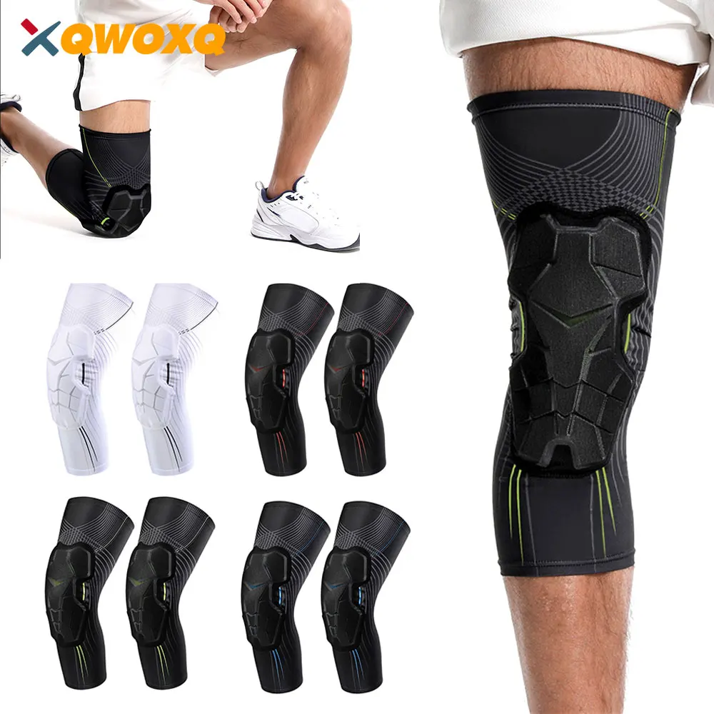 

Basketball Volleyball Knee Pads Honeycomb Foam Support Compression Leg Sleeve Knee Brace Support Sports Kneepad Fitness Equipmet