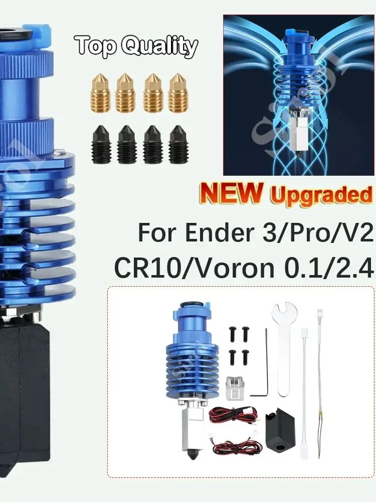 Zestaw Hotend V6 do Creality Ender 3/Ender 3 PRO/Ender 3 V2/CR10/VORON 2.4/Prusa Hi-End Extruder J-head TZ-V6 Hot End — zdjęcie produktu 7