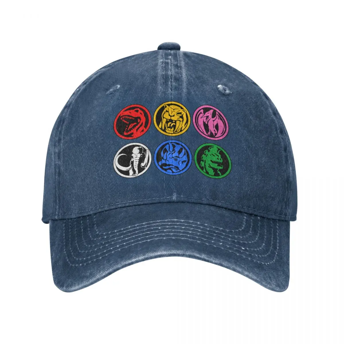 Six Power Coins Baseball Cap Funny Hat Anime Hats For Women Men'S